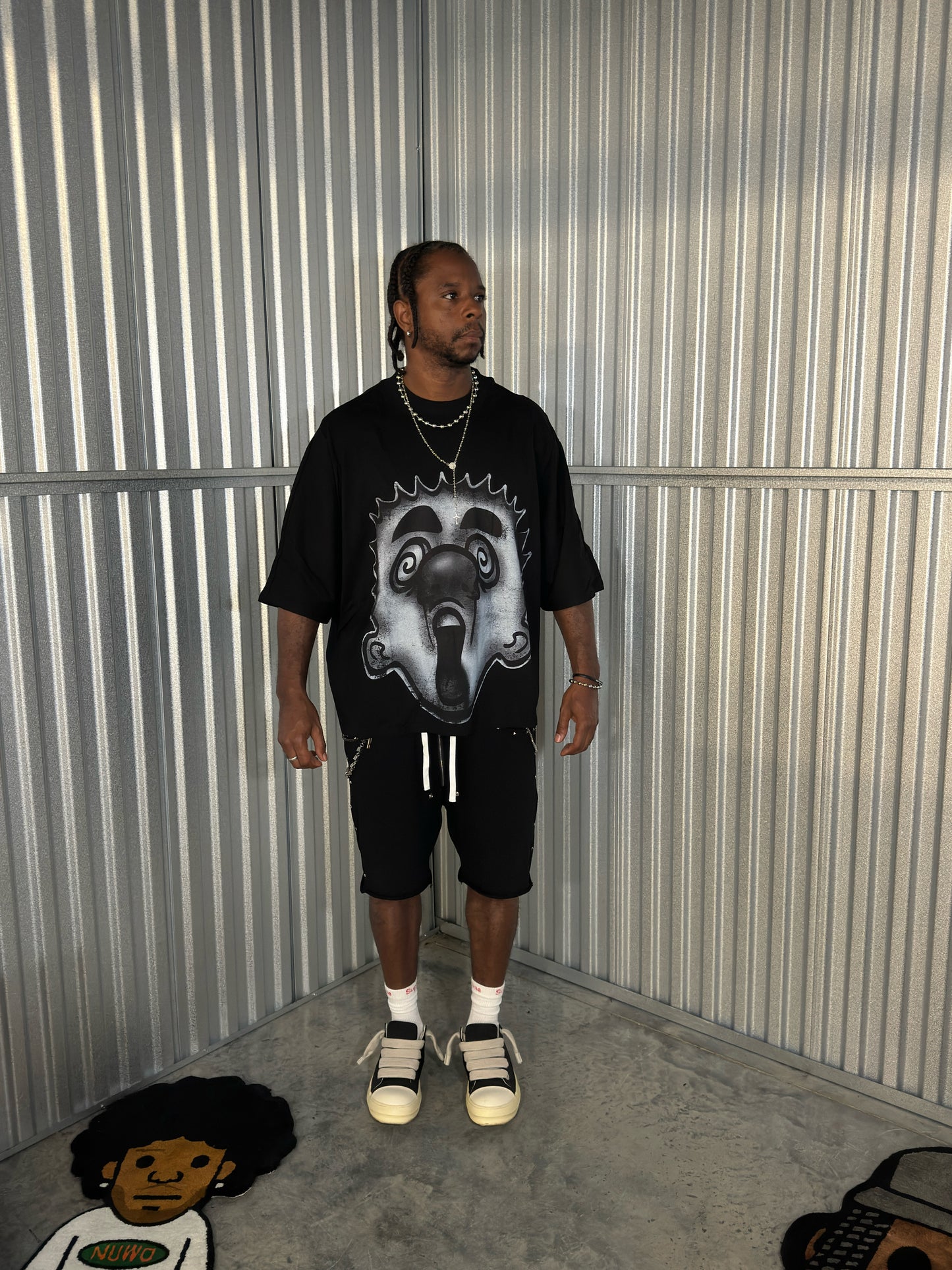 Krazy eyes Chris Black T-shirt