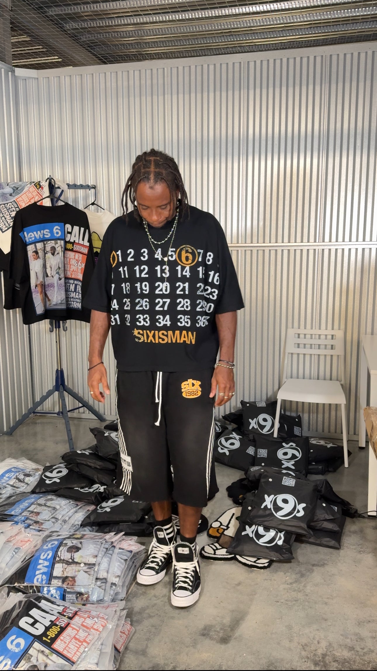 Sixisman 1982 shorts after back to school Sale