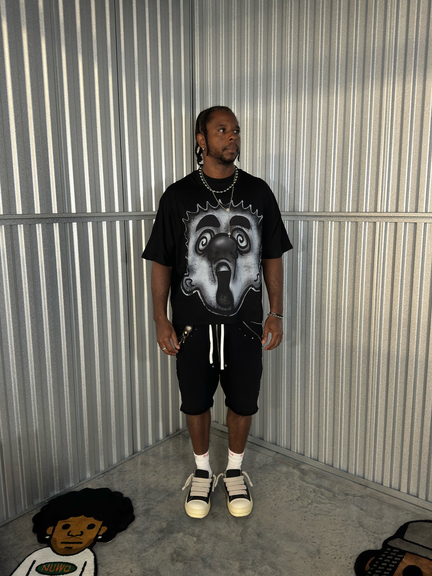 Krazy eyes Chris Black T-shirt
