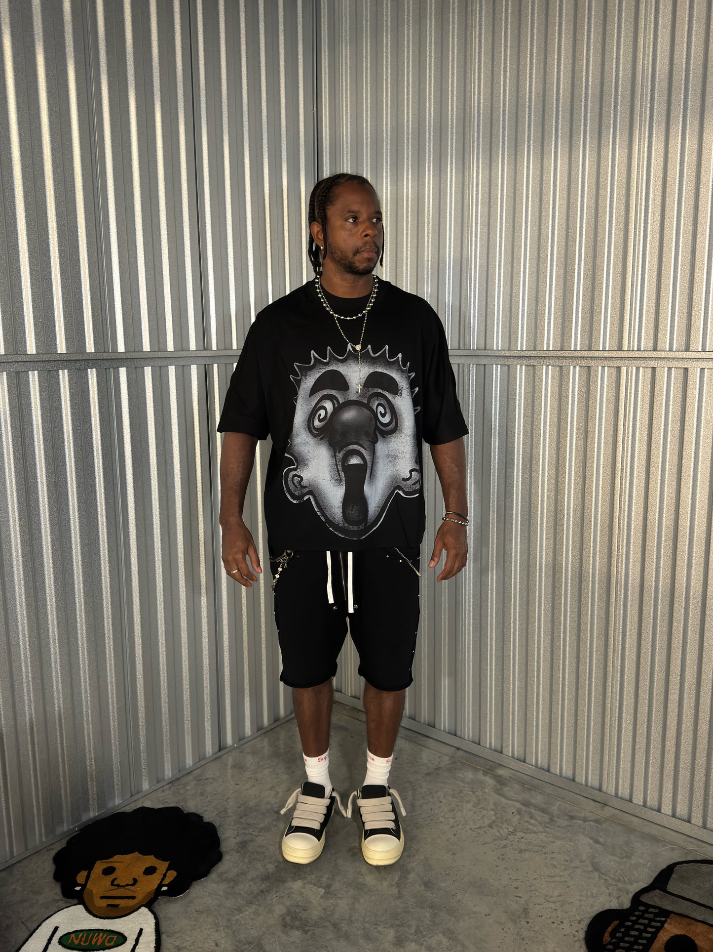 Krazy eyes Chris Black T-shirt