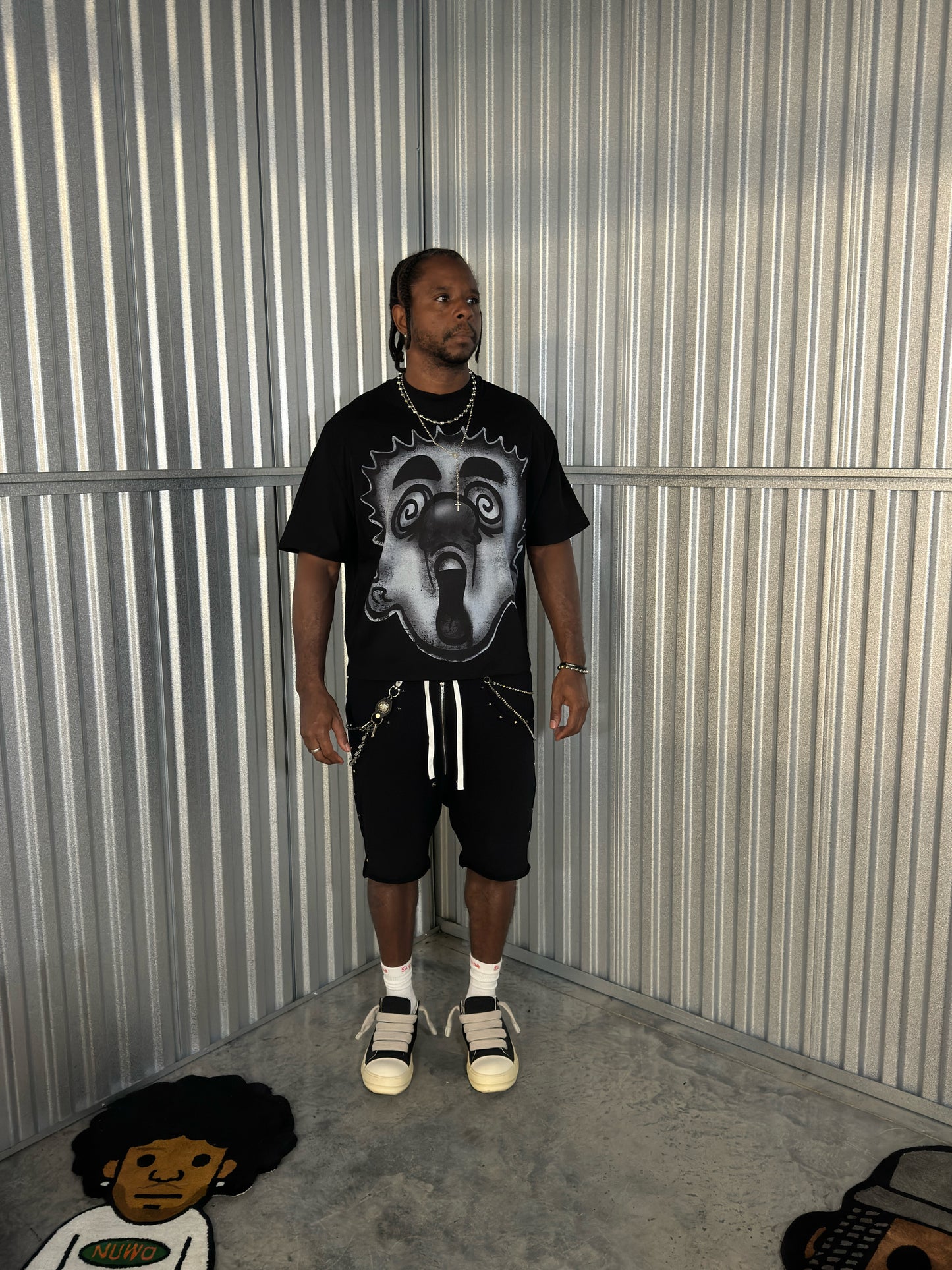 Krazy eyes Chris Black T-shirt